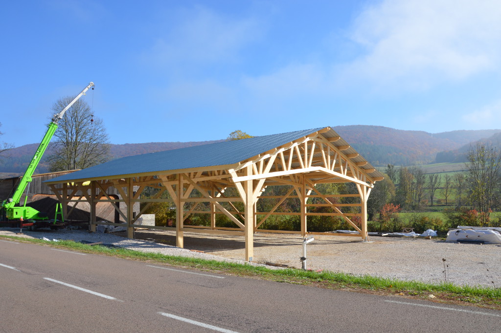 Hangar bois l'Arbre à l'étrier Saint Victor sur Ouche